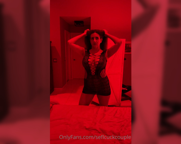 The Cuck Couple aka Seflcuckcouple OnlyFans - I was waiting for my bull when cucky shot this short video and sent it to him so he could see what
