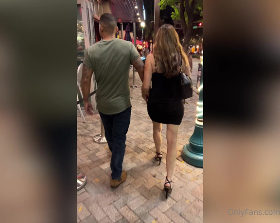 The Cuck Couple aka Seflcuckcouple OnlyFans - Here is another Date Night Video showing us out on the town when Latin Bull visited this last time