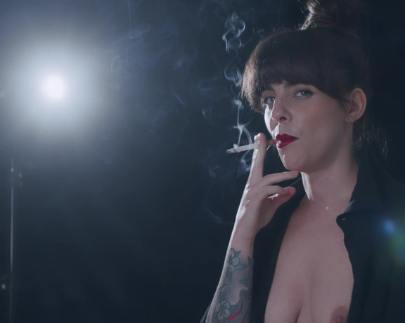 ManyVids - Dani Lynn - Smoking in Your Work Shirt