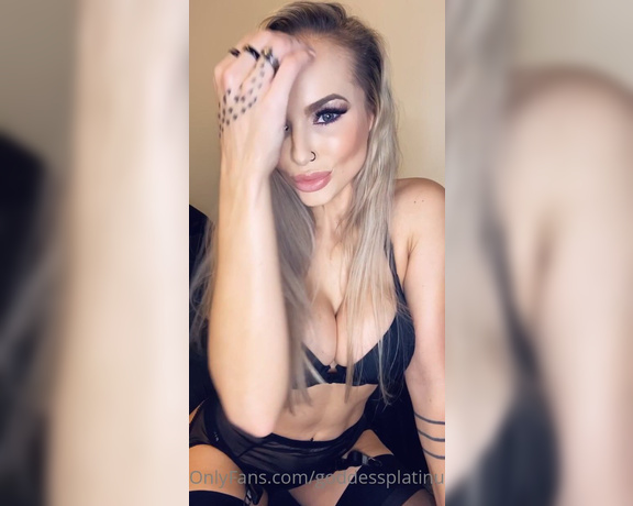 GoddessPlatinum aka Goddessplatinum OnlyFans - Ready to blow your pathetic fucking mind