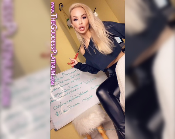 GoddessPlatinum aka Goddessplatinum OnlyFans Video 163