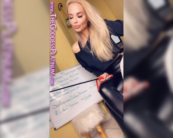 GoddessPlatinum aka Goddessplatinum OnlyFans Video 163