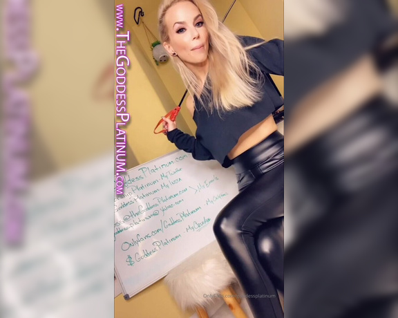 GoddessPlatinum aka Goddessplatinum OnlyFans Video 163