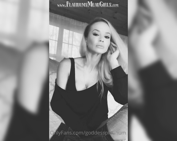 GoddessPlatinum aka Goddessplatinum OnlyFans - Pay close attention subby! Do as you are told!