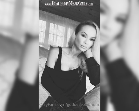 GoddessPlatinum aka Goddessplatinum OnlyFans - Pay close attention subby! Do as you are told!