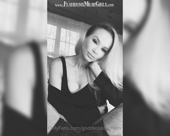 GoddessPlatinum aka Goddessplatinum OnlyFans - Pay close attention subby! Do as you are told!