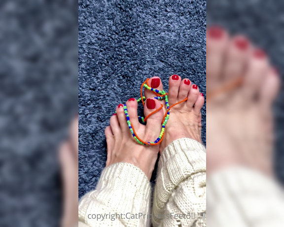 CatPrincess aka Catprincessfeet OnlyFans - Beaded babies