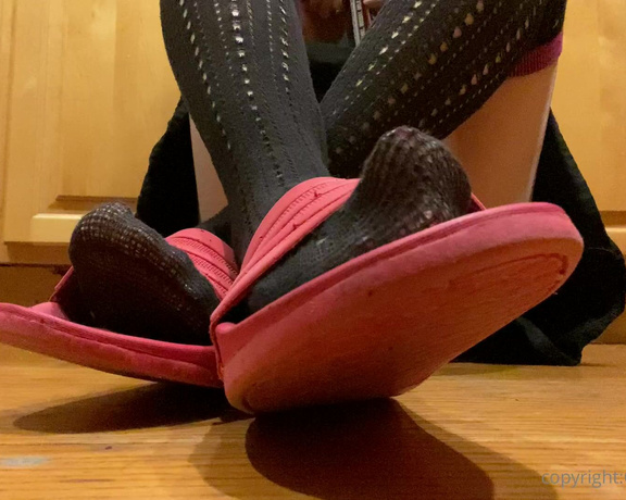 CatPrincess aka Catprincessfeet OnlyFans - Nylons sock, slides removal Long or short version 2