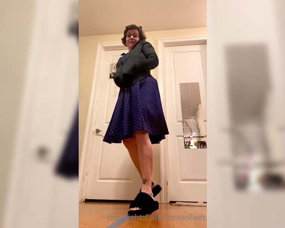 CatPrincess aka Catprincessfeet OnlyFans - Twirly skirt and long legs Goood morning, fckr Scroll for slomo video Tip for my coffee 7