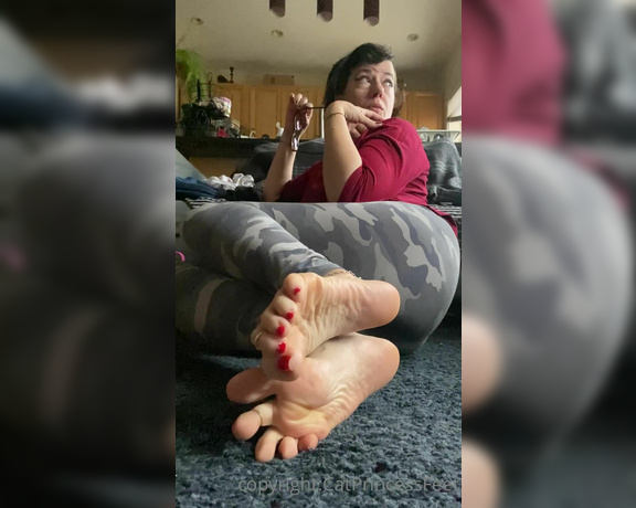 CatPrincess aka Catprincessfeet OnlyFans - On your face or in ur lap 1