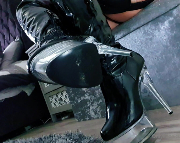 Miss Evie Lock aka Missevielock OnlyFans - My boots were made to walk all over pathetic, inferior bitches