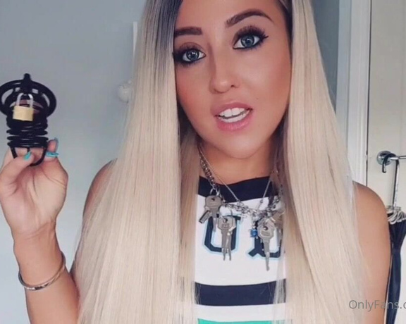 Miss Evie Lock aka Missevielock OnlyFans - You are joining My chastity club, & you will be teased into