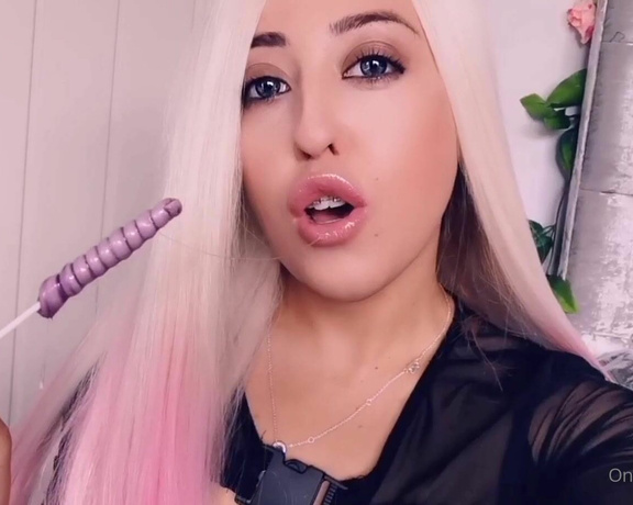 Miss Evie Lock aka Missevielock OnlyFans - Your cock isnt even as big as My lollipop is it I definitely