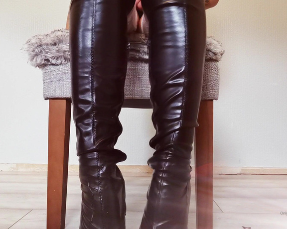 Miss Evie Lock aka Missevielock OnlyFans - I want you to lick up all of My delicious spit from My boots,