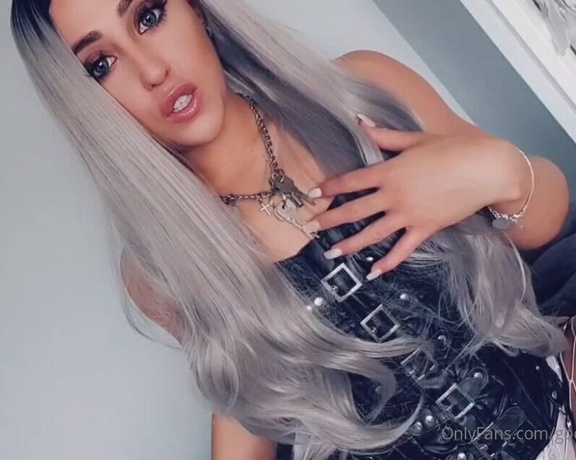 Miss Evie Lock aka Missevielock OnlyFans - I want to cage that little cock forever and ever, and I want