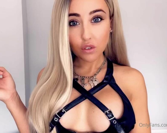 Miss Evie Lock aka Missevielock OnlyFans - I love your cock inside a chastity cage