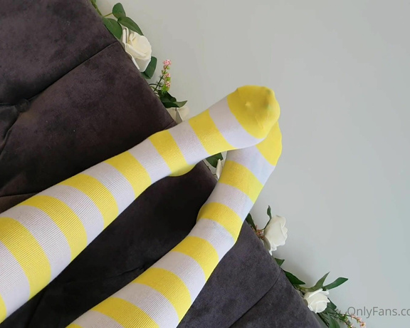 Miss Evie Lock aka Missevielock OnlyFans - I have these sexy knee high socks in like, so many different colo