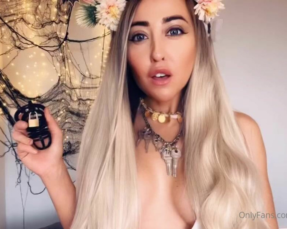 Miss Evie Lock aka Missevielock OnlyFans - Your dick is MY dick, and I’m going to lock it away for as lon