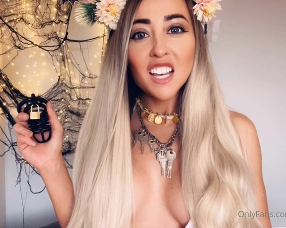 Miss Evie Lock aka Missevielock OnlyFans - Your dick is MY dick, and I’m going to lock it away for as lon