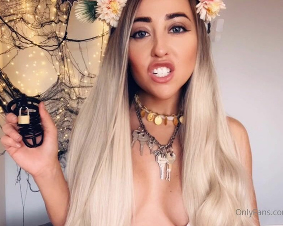 Miss Evie Lock aka Missevielock OnlyFans - Your dick is MY dick, and I’m going to lock it away for as lon