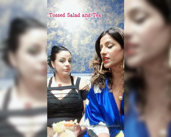 Bossy Ass Delilah aka Bossyassdelilah OnlyFans - At sanctuary TOSSED SALAD & TEA just listen