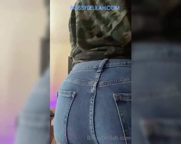 Bossy Ass Delilah aka Bossyassdelilah OnlyFans - Jeans Findom Humiliation Fart!