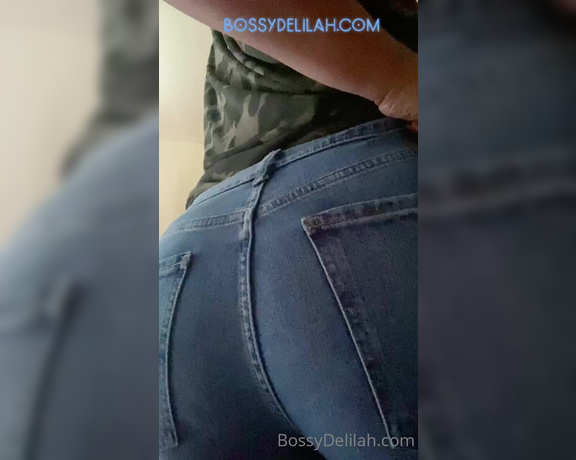 Bossy Ass Delilah aka Bossyassdelilah OnlyFans - Jeans Findom Humiliation Fart!
