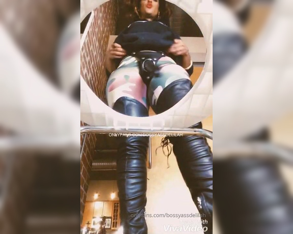 Bossy Ass Delilah aka Bossyassdelilah OnlyFans - New update STRAP ON POV LEATHER THIGH HOGH BOOTS PT 3