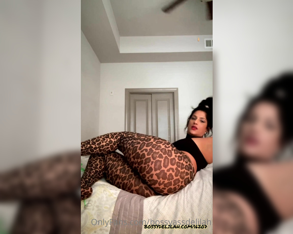 Bossy Ass Delilah aka Bossyassdelilah OnlyFans - Wild THING! Curvaceous Latin Ass Domme wearing Wolford Leo leopard Tights, She looks WILD, bet