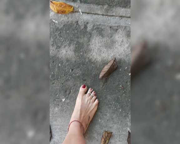 Meryann aka Solesqueenrd OnlyFans - My last video with my red toes and lil dirty soles