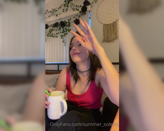 Summer Solesis aka Summer_solesis OnlyFans - Bloopers Just some improv practice trying to figure out what kind of vibe I’m in the mood to mak 5