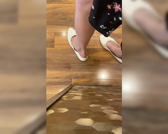 Summer Solesis aka Summer_solesis OnlyFans - My feet are so sweaty from these flats…