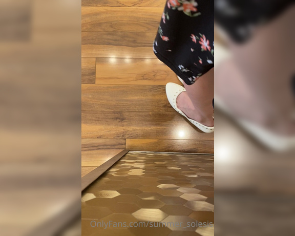 Summer Solesis aka Summer_solesis OnlyFans - My feet are so sweaty from these flats…