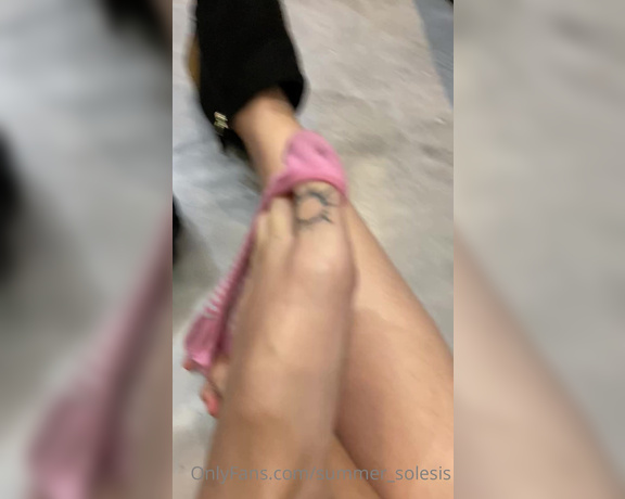 Summer Solesis aka Summer_solesis OnlyFans - My little socks kept slipping off inside my shoe!