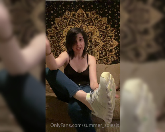 Summer Solesis aka Summer_solesis OnlyFans - Another long day and long sweaty feet