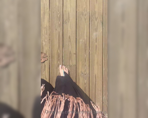 Summer Solesis aka Summer_solesis OnlyFans - Summer’s Morning Barefoot Adventure (In 3 parts) Turn volume up for last video 2