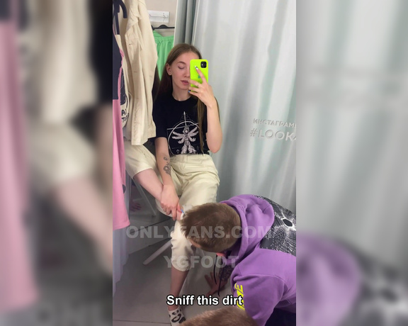 YGoddess aka Ygfoot OnlyFans - Taking a break from shopping