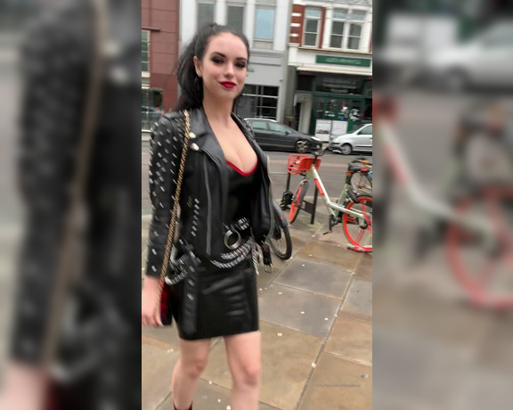 Miss Ruby Alexia aka Rubyalexia OnlyFans - Latex on the streets of London