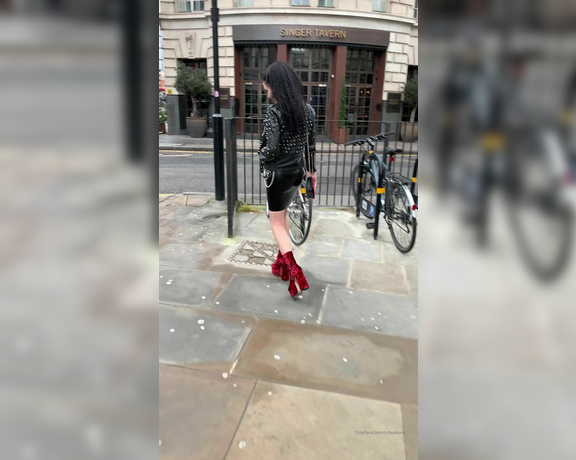 Miss Ruby Alexia aka Rubyalexia OnlyFans - Latex on the streets of London