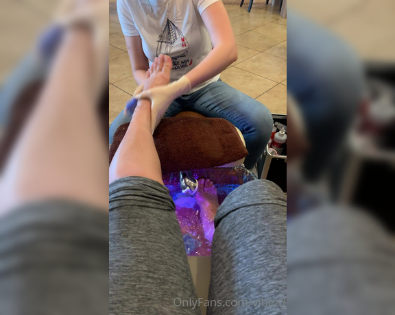 Natasha aka Vibez3 OnlyFans - My favorite part of getting new pedicures but it should be you on the other end pampering