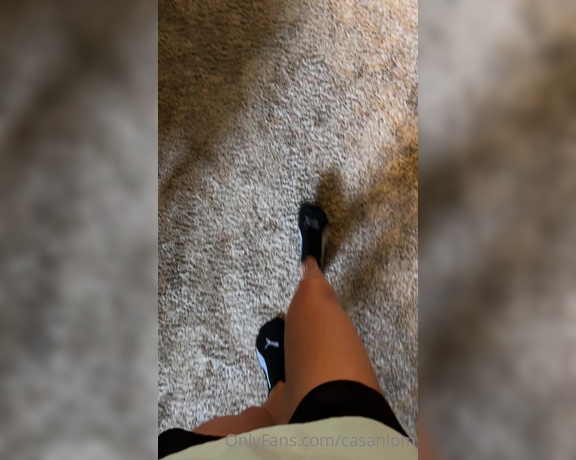 Casanlom aka Casanlom OnlyFans - A random video of me walking around in socks Some cute feet are hiding in there