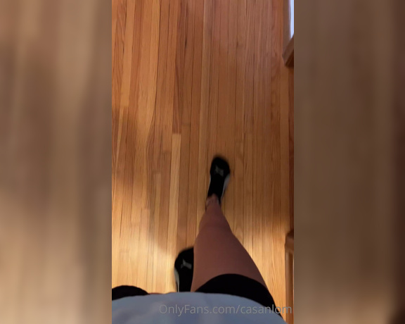 Casanlom aka Casanlom OnlyFans - A random video of me walking around in socks Some cute feet are hiding in there