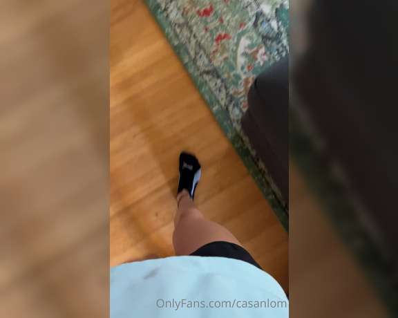 Casanlom aka Casanlom OnlyFans - A random video of me walking around in socks Some cute feet are hiding in there