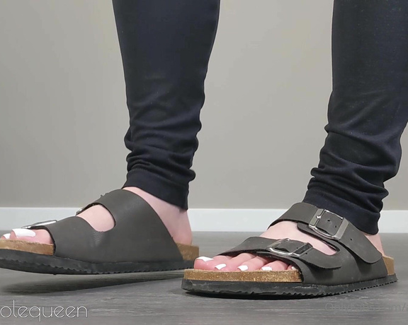 Asian Sole Queen aka Asiansolequeen OnlyFans - New clip I tease you with my feet in my Birks from all angles before allowing a footboy like you