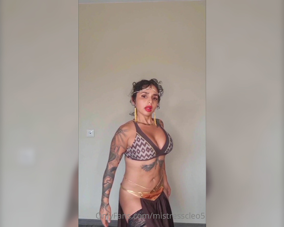 Mistress Cleopatra aka Mistresscleo5 OnlyFans - A Real Egyptian Bellydance Moves Tip if you like to see more straponn content with bellydancing