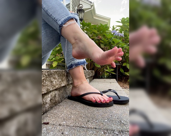 Sam Soles aka Sams_soles OnlyFans - How did I forget to post this! I know many of you love red AND flip flops, so here’s a closeup