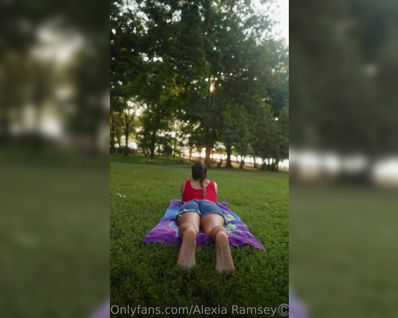 Alexia Ramsey aka Alexia_ramsey OnlyFans - POV You are chilling alone in the park and can’t take your eyes off my feet You’re trying to come
