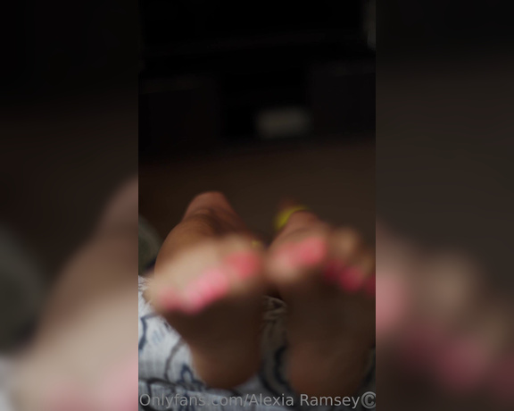 Alexia Ramsey aka Alexia_ramsey OnlyFans - How Badly do you want to taste the textures of my feet If you didnt get the latest PPV DM me!