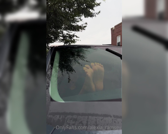 Alexia Ramsey aka Alexia_ramsey OnlyFans - How much do you love walking down the street and see feet on the dash What would you do to mine