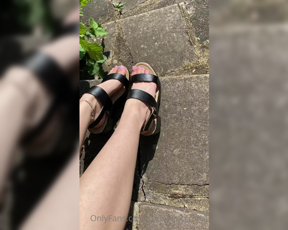 Alia Lizza aka Missfeetpics14 OnlyFans - What do you think of my new sandals and nail colour )